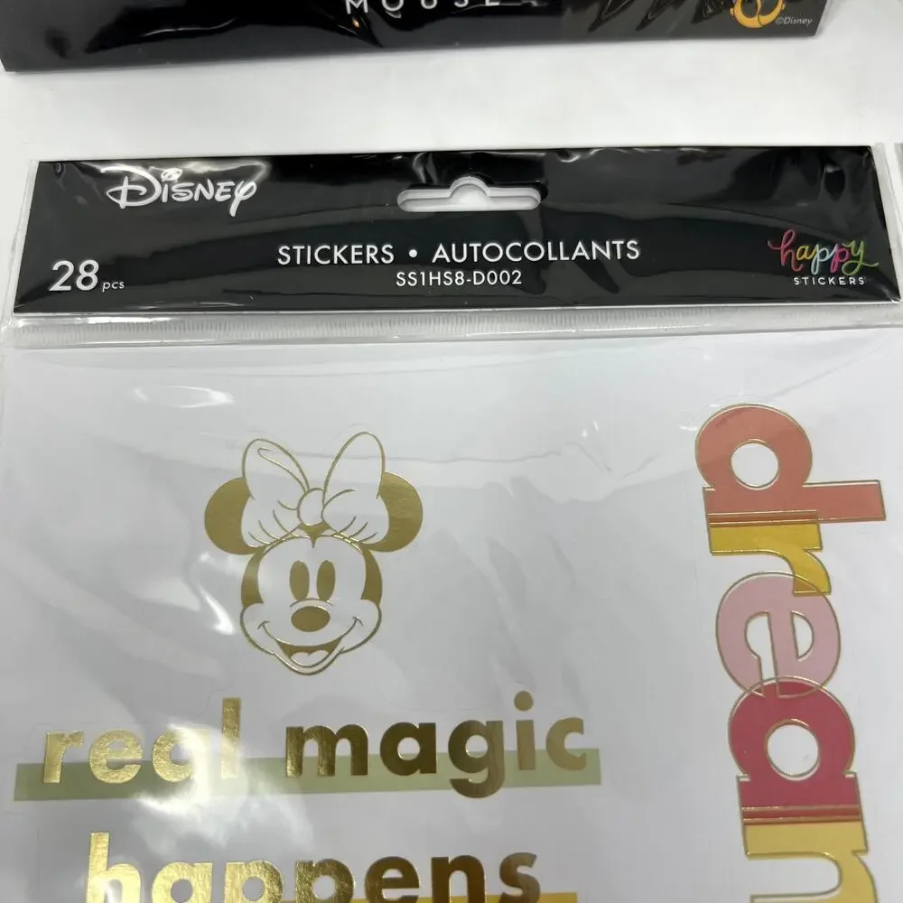 The Happy Planner Lot of 4 MAMBI Stickers Companion Accessories Disney NEW RARE